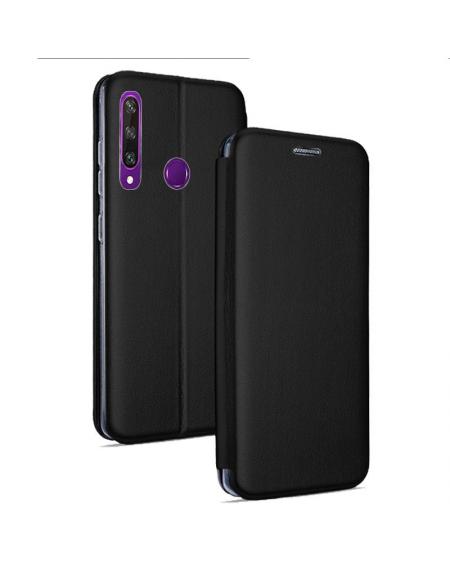 Funda COOL Flip Cover para Huawei Y6p Elegance Negro - Imagen 1