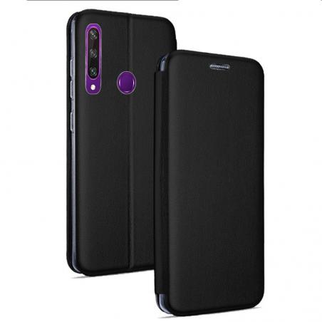 Funda COOL Flip Cover para Huawei Y6p Elegance Negro - Imagen 1