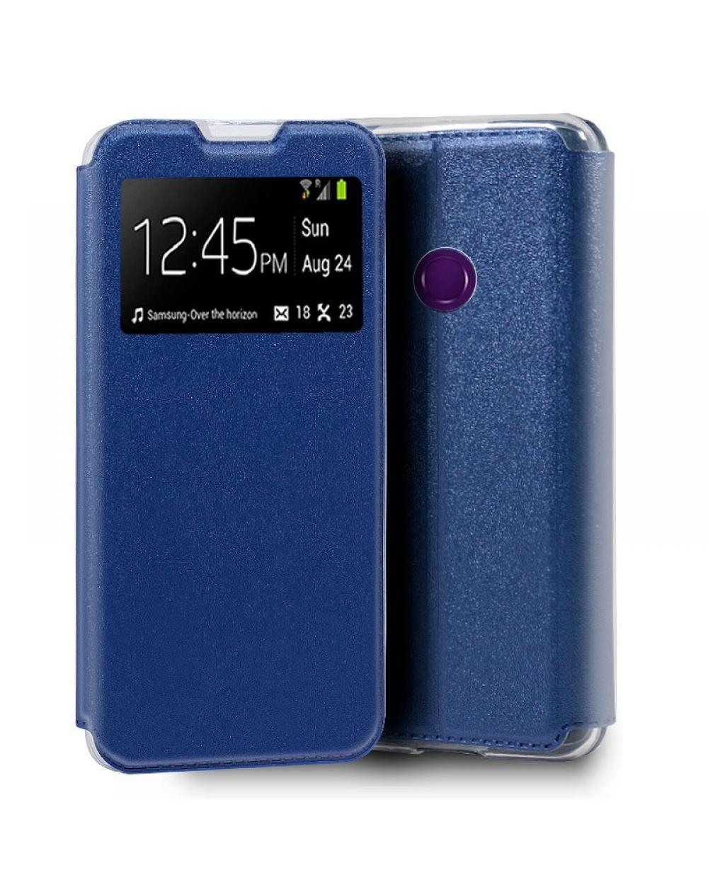 Funda COOL Flip Cover para Huawei Y6p Liso Azul - Imagen 1