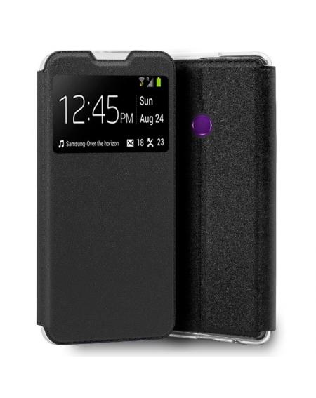 Funda COOL Flip Cover para Huawei Y6p Liso Negro - Imagen 1