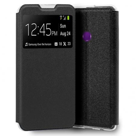 Funda COOL Flip Cover para Huawei Y6p Liso Negro - Imagen 1