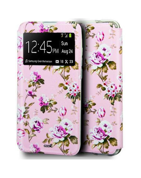 Funda COOL Flip Cover para iPhone 12 / 12 Pro Dibujos Flores - Imagen 1