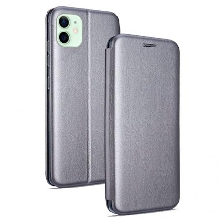 Funda COOL Flip Cover para iPhone 12 / 12 Pro Elegance Plata - Imagen 1