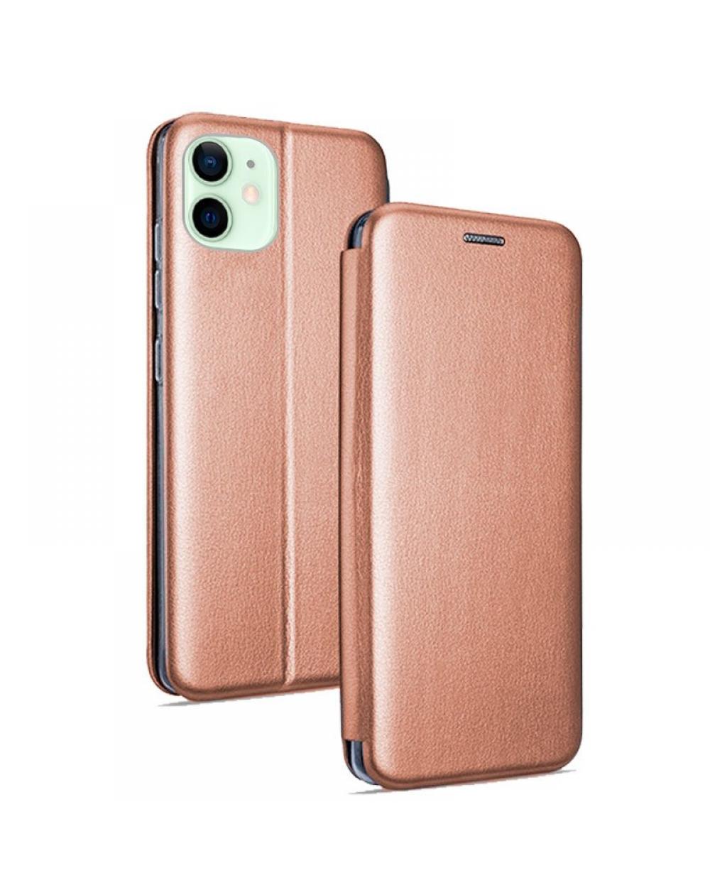 Funda COOL Flip Cover para iPhone 12 / 12 Pro Elegance Rose Gold - Imagen 1