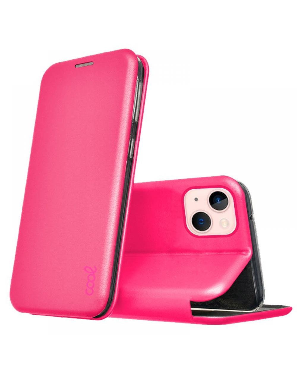 Funda COOL Flip Cover para iPhone 13 Elegance Fucsia - Imagen 1