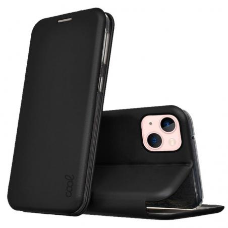 Funda COOL Flip Cover para iPhone 13 Elegance Negro - Imagen 1