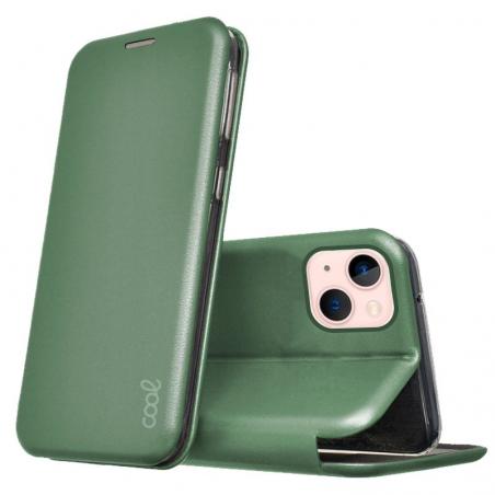 Funda COOL Flip Cover para iPhone 13 Elegance Verde - Imagen 1