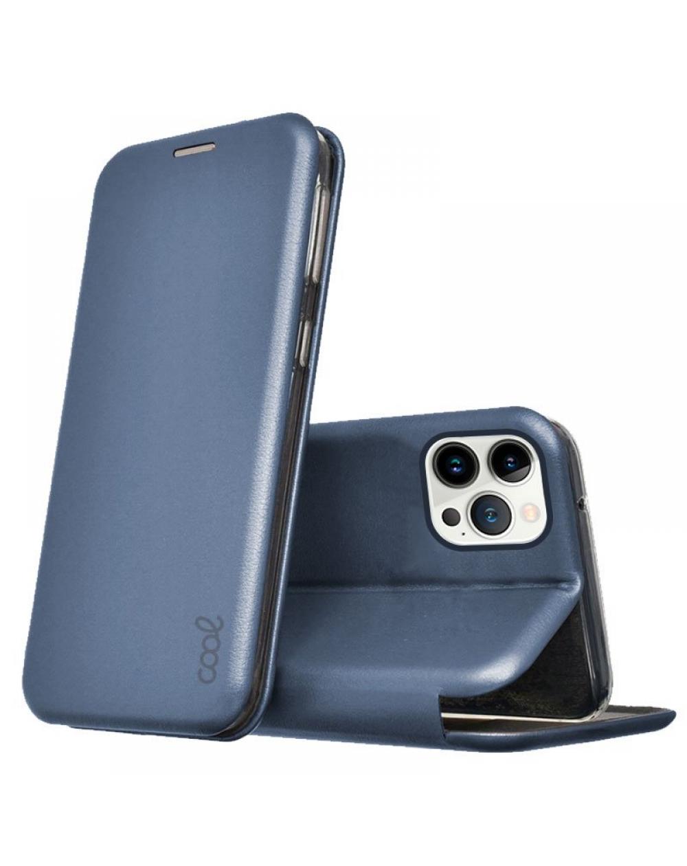 Funda COOL Flip Cover para iPhone 13 Pro Elegance Azul - Imagen 1