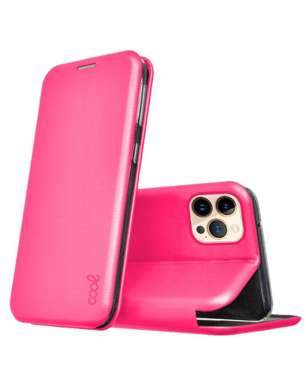 Funda COOL Flip Cover para iPhone 13 Pro Max Elegance Fucsia - Imagen 1