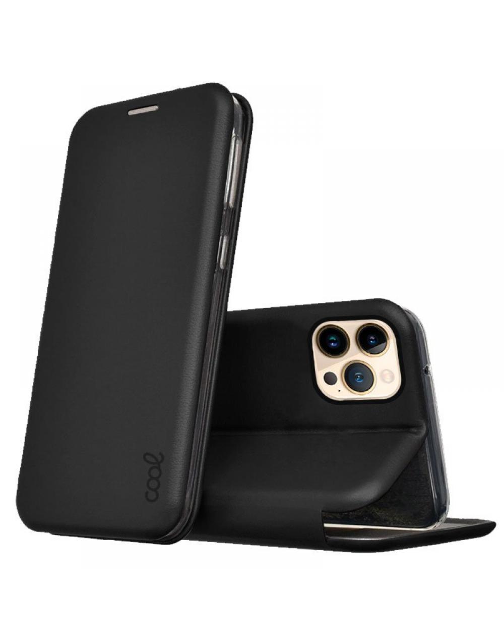 Funda COOL Flip Cover para iPhone 13 Pro Max Elegance Negro - Imagen 1