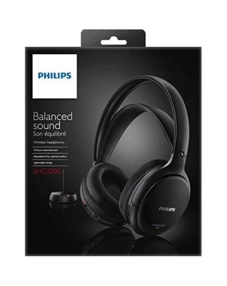 Auriculares Inalámbricos Philips SHC5200/ Radiofrecuencia/ Negros - Imagen 2