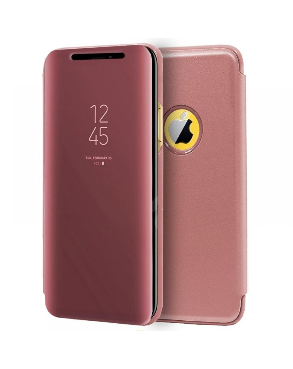 Funda COOL Flip Cover para iPhone XR Clear View Rosa - Imagen 1