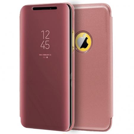 Funda COOL Flip Cover para iPhone XR Clear View Rosa - Imagen 1