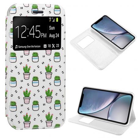 Funda COOL Flip Cover para iPhone XR Dibujos Cactus - Imagen 1