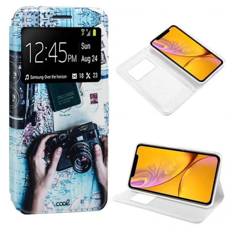 Funda COOL Flip Cover para iPhone XR Dibujos Travel - Imagen 1