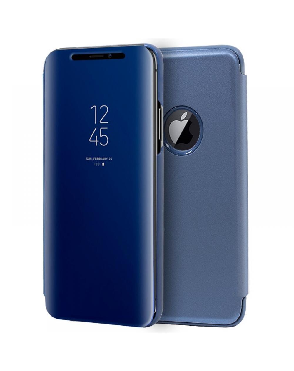 Funda COOL Flip Cover para iPhone XS Max Clear View Azul - Imagen 1