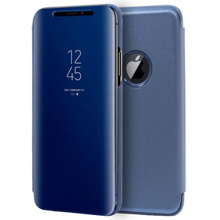 Funda COOL Flip Cover para iPhone XS Max Clear View Azul - Imagen 1