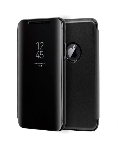 Funda COOL Flip Cover para iPhone XS Max Clear View Negro - Imagen 1