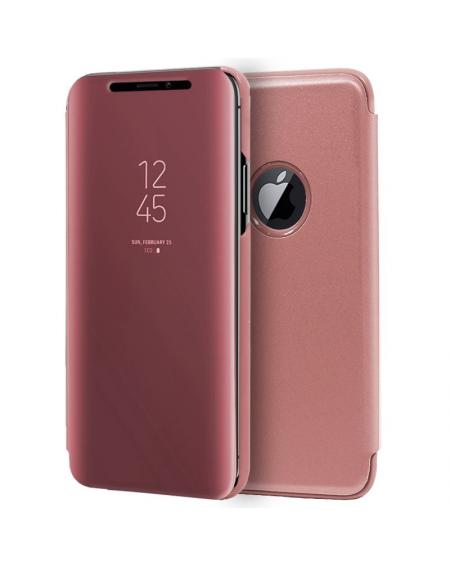 Funda COOL Flip Cover para iPhone XS Max Clear View Rosa - Imagen 1