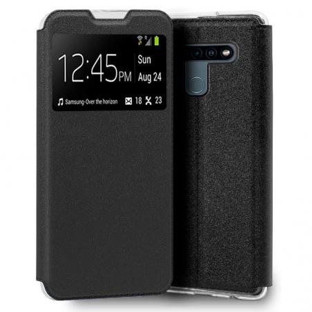 Funda COOL Flip Cover para LG K41s / K51s Liso Negro - Imagen 1