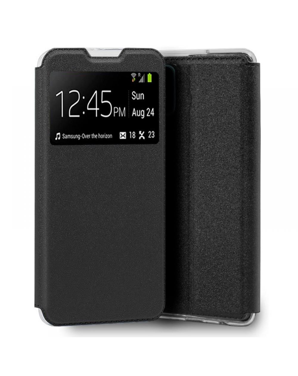 Funda COOL Flip Cover para LG K42 Liso Negro - Imagen 1