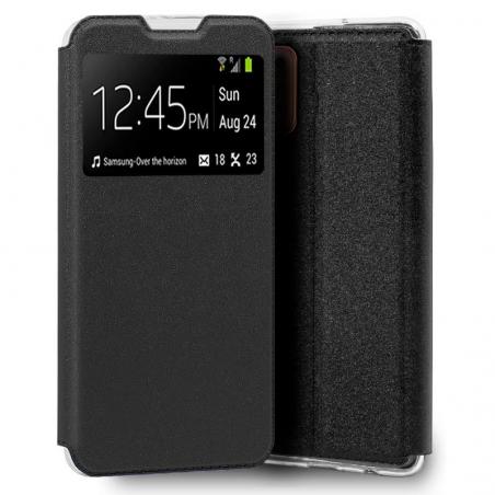 Funda COOL Flip Cover para Motorola Moto G9 Plus Liso Negro - Imagen 1