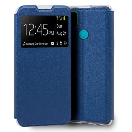 Funda COOL Flip Cover para Oppo A15 / A15s Liso Azul - Imagen 1