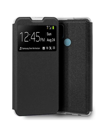 Funda COOL Flip Cover para Oppo A15 / A15s Liso Negro - Imagen 1