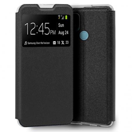 Funda COOL Flip Cover para Oppo A15 / A15s Liso Negro - Imagen 1