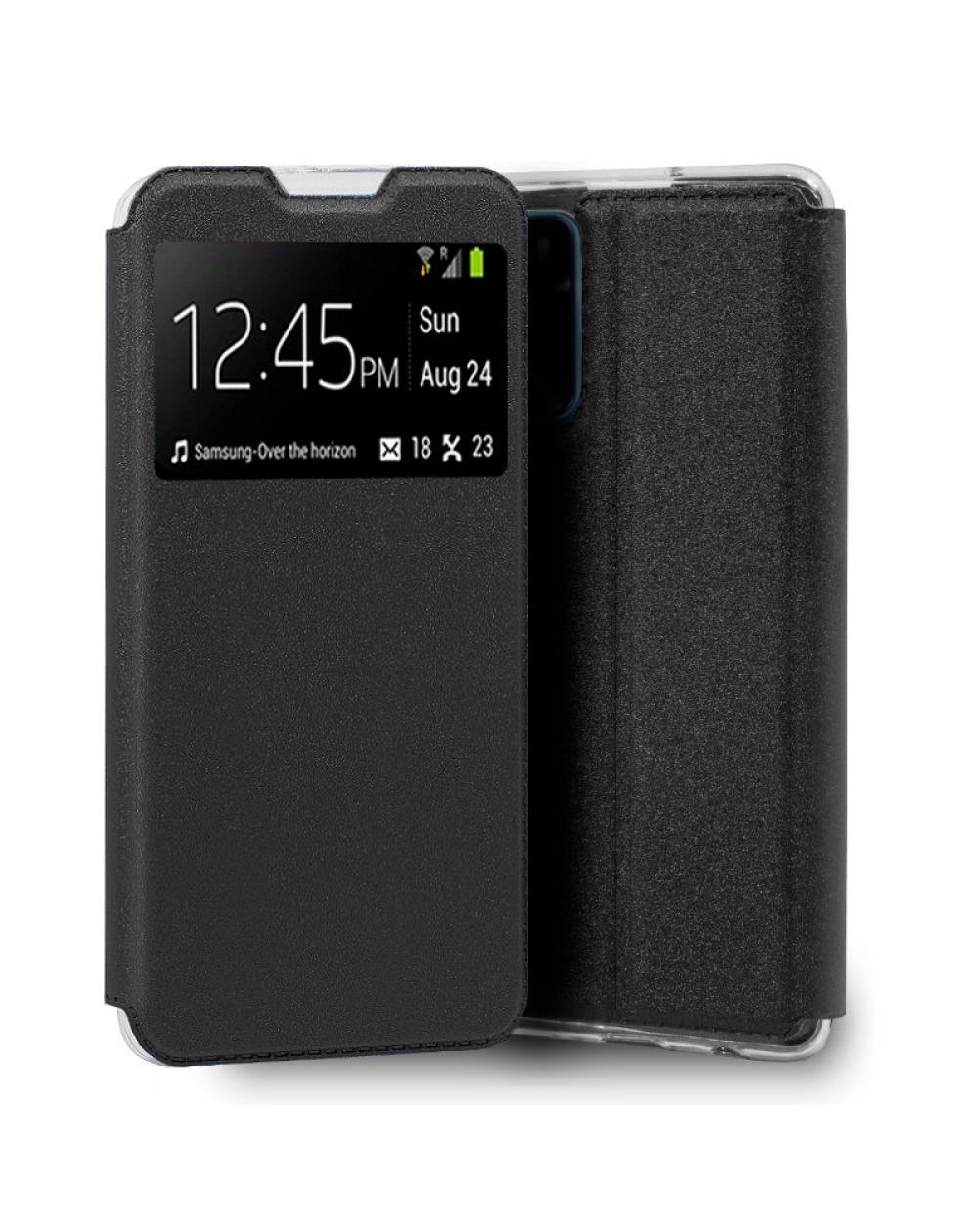 Funda COOL Flip Cover para Oppo A16 / A16s / A54s Liso Negro - Imagen 1