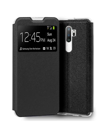 Funda COOL Flip Cover para Oppo A5 (2020) / A9 (2020) Liso Negro - Imagen 1