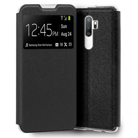 Funda COOL Flip Cover para Oppo A5 (2020) / A9 (2020) Liso Negro - Imagen 1