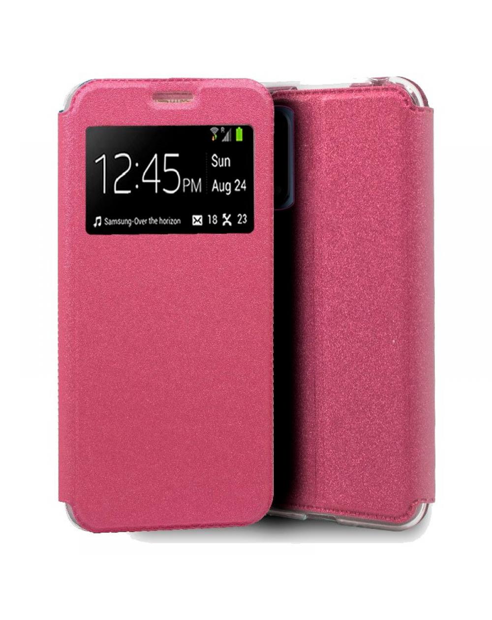 Funda COOL Flip Cover para Realme 7 5G Liso Rosa - Imagen 1