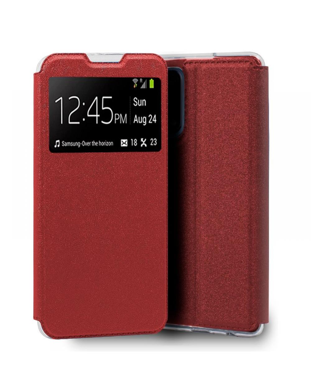 Funda COOL Flip Cover para Realme 7 Liso Rojo - Imagen 1