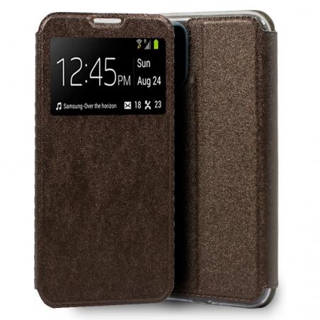 Funda COOL Flip Cover para Realme 7 Pro Liso Bronce - Imagen 1