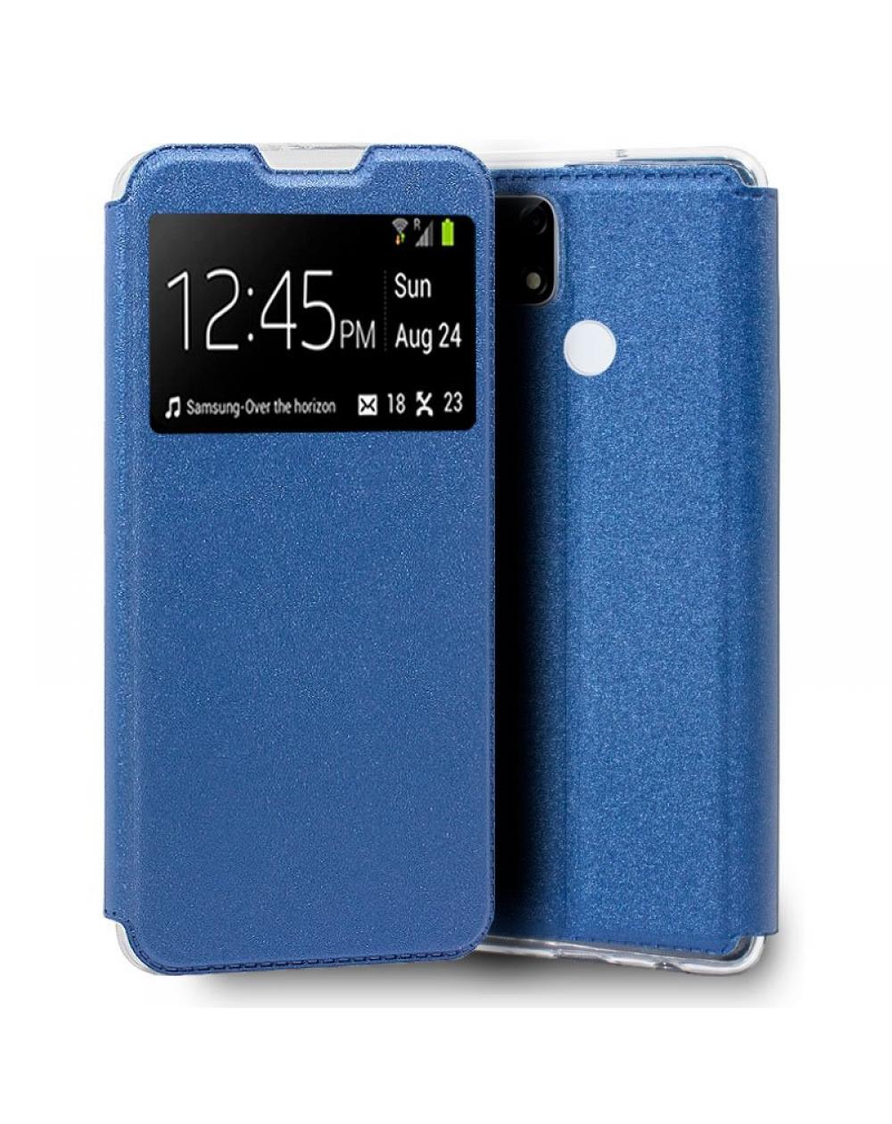 Funda COOL Flip Cover para Realme 7i / C25s Liso Azul - Imagen 1