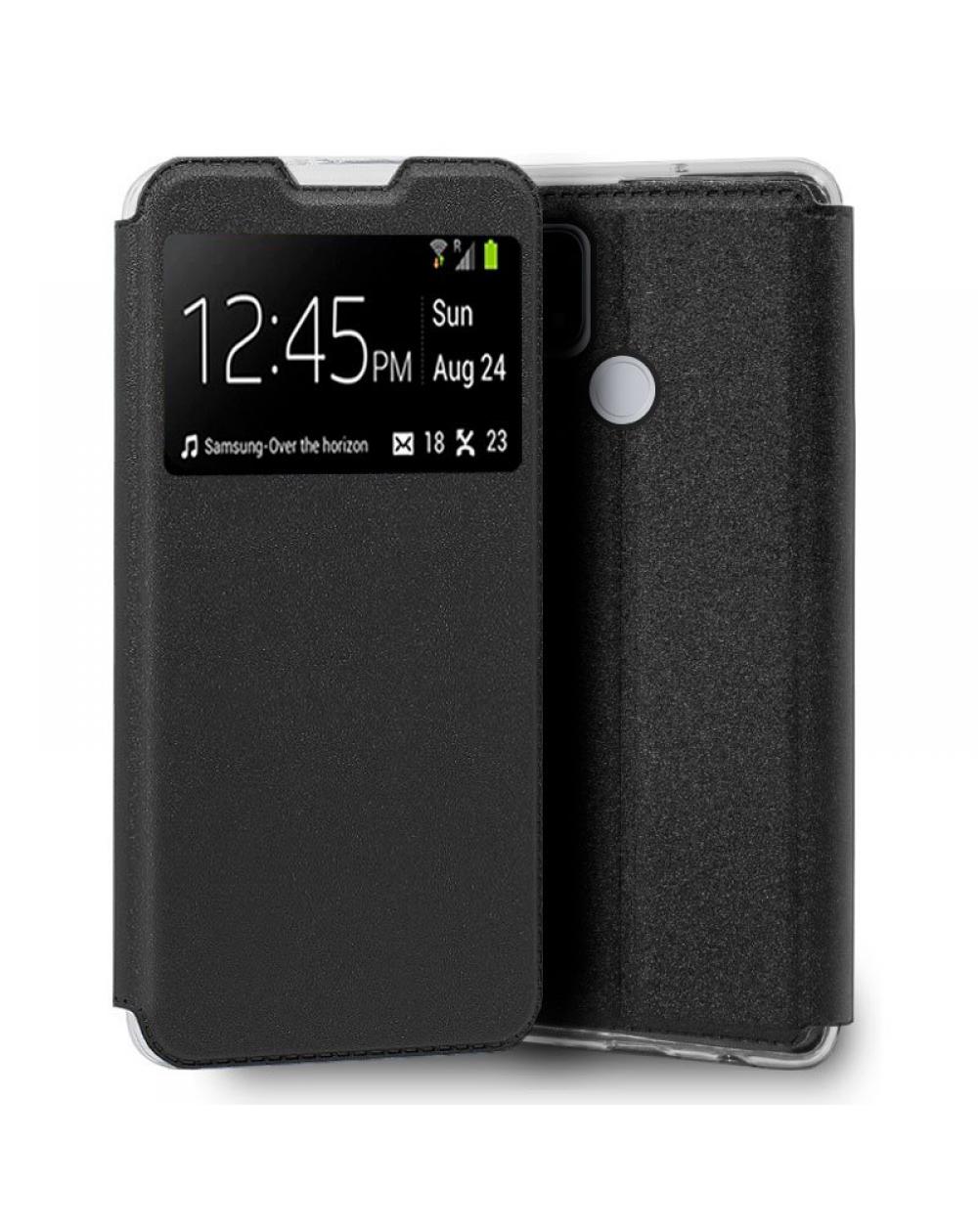 Funda COOL Flip Cover para Realme 7i / C25s Liso Negro - Imagen 1