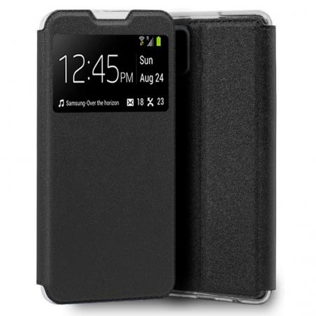 Funda COOL Flip Cover para Realme 8 / 8 Pro Liso Negro - Imagen 1