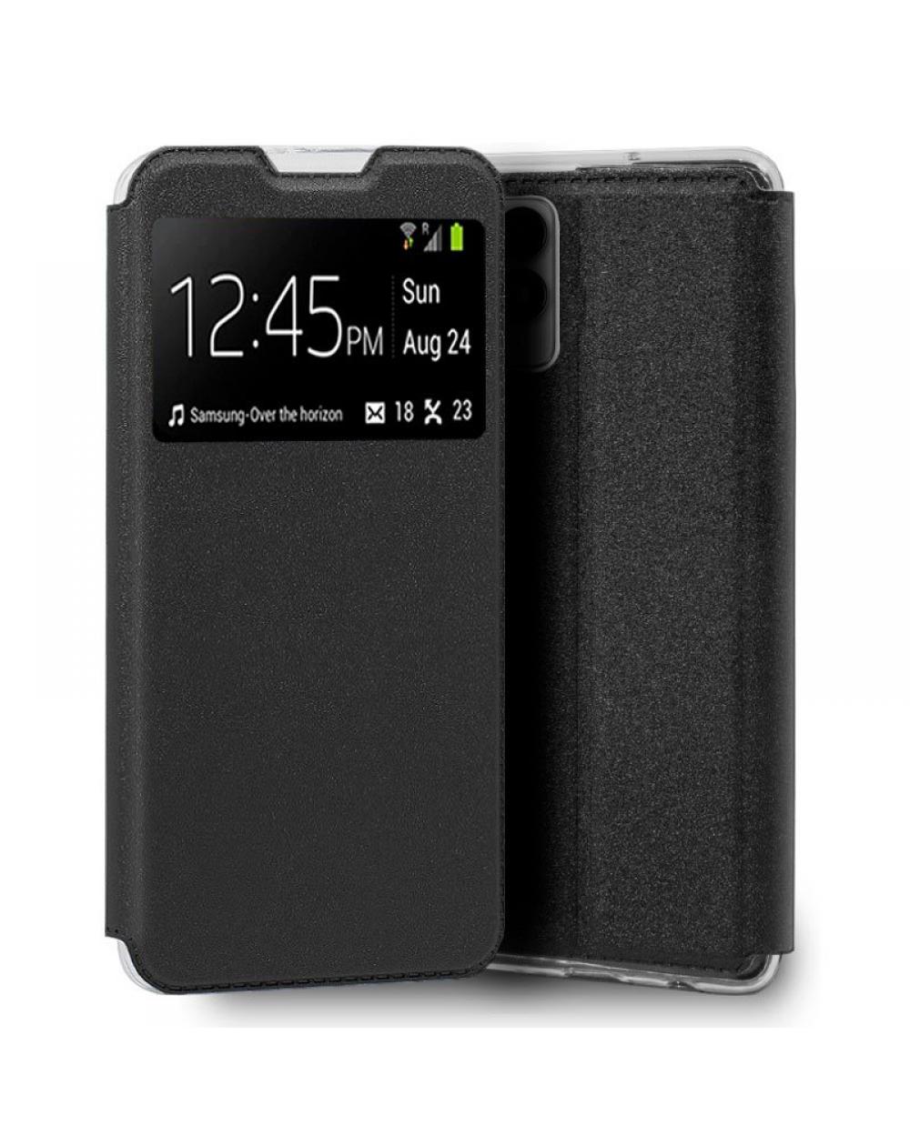 Funda COOL Flip Cover para Realme 8i / Narzo 50 Liso Negro - Imagen 1