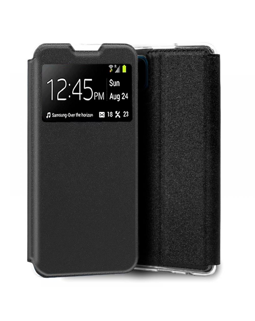 Funda COOL Flip Cover para Realme C11 2021 Liso Negro - Imagen 1