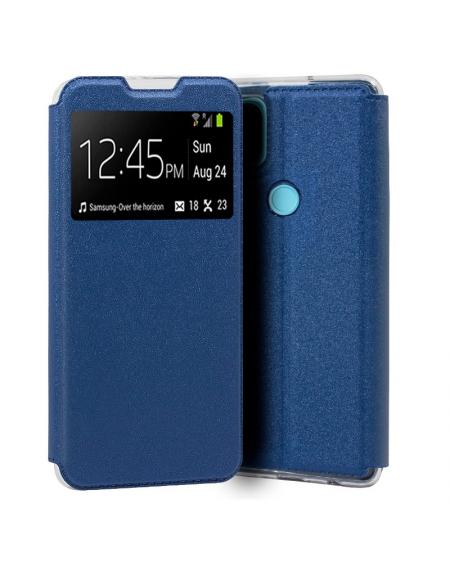 Funda COOL Flip Cover para Realme C21 Liso Azul - Imagen 1