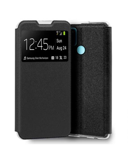 Funda COOL Flip Cover para Realme C21Y / C25Y Liso Negro - Imagen 1