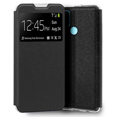 Funda COOL Flip Cover para Realme C21Y / C25Y Liso Negro - Imagen 1