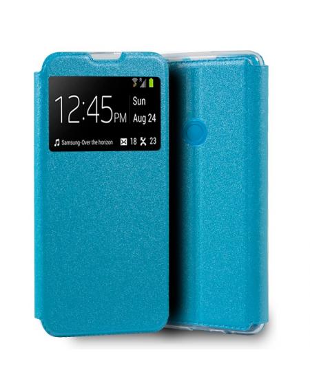 Funda COOL Flip Cover para Realme C3 / Realme 6i Liso Celeste - Imagen 1