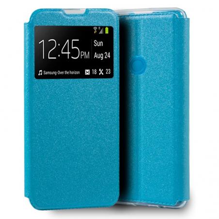 Funda COOL Flip Cover para Realme C3 / Realme 6i Liso Celeste - Imagen 1