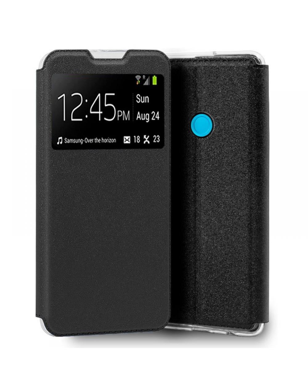 Funda COOL Flip Cover para Realme C3 / Realme 6i Liso Negro - Imagen 1