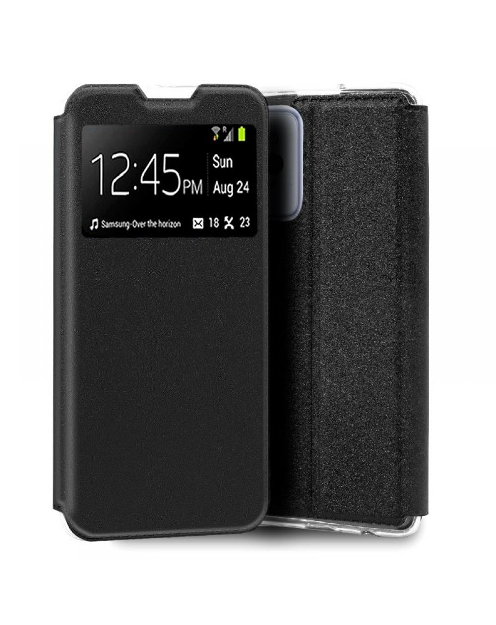 Funda COOL Flip Cover para Realme C31 Liso Negro - Imagen 1