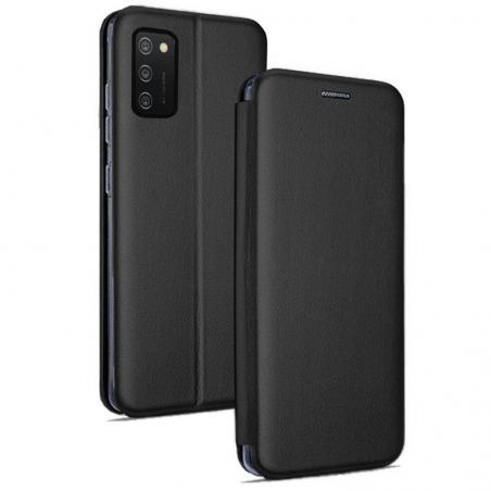 Funda COOL Flip Cover para Samsung A025 Galaxy A02s Elegance Negro - Imagen 1