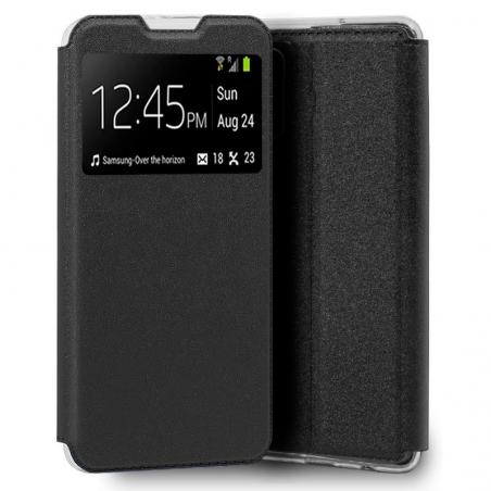 Funda COOL Flip Cover para Samsung A025 Galaxy A02s Liso Negro - Imagen 1