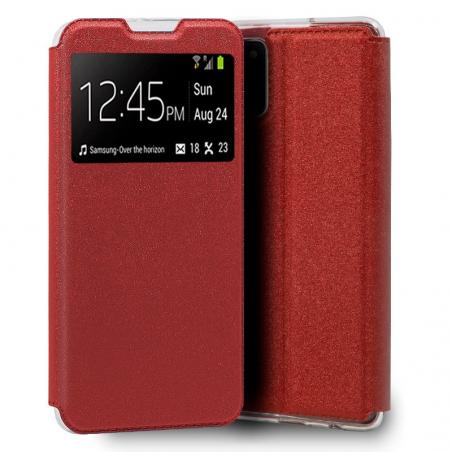 Funda COOL Flip Cover para Samsung A025 Galaxy A02s Liso Rojo - Imagen 1